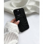 Силіконовий чорний брендовий на iPhone 14 pro max